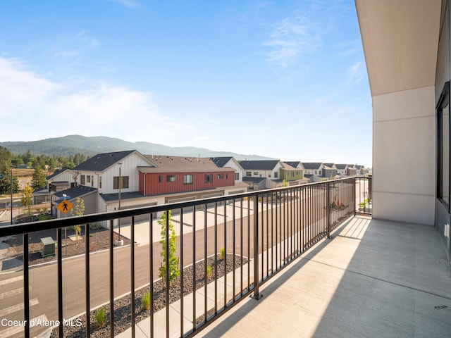 1037 E Railroad Ave, Post Falls, ID 83854 - balcony with a residential view and a mountain view