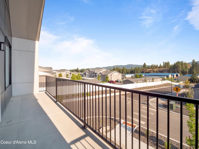 1037 E Railroad Ave, Post Falls, ID 83854 - balcony featuring a residential view and a mountain view