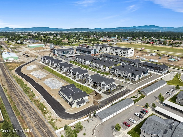 1037 E Railroad Ave, Post Falls, ID 83854 - bird's eye view of mountains