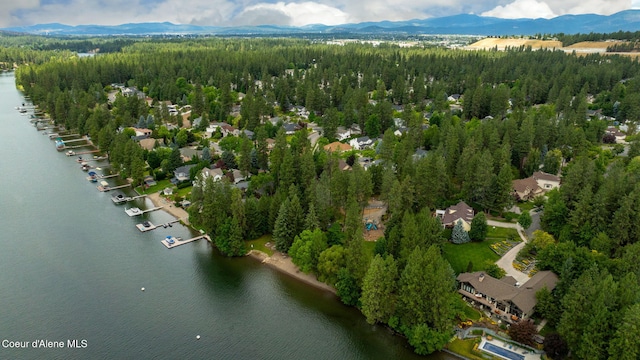 5188 E Twila Ct, Post Falls, ID 83854 - bird's eye view of a water and mountain view