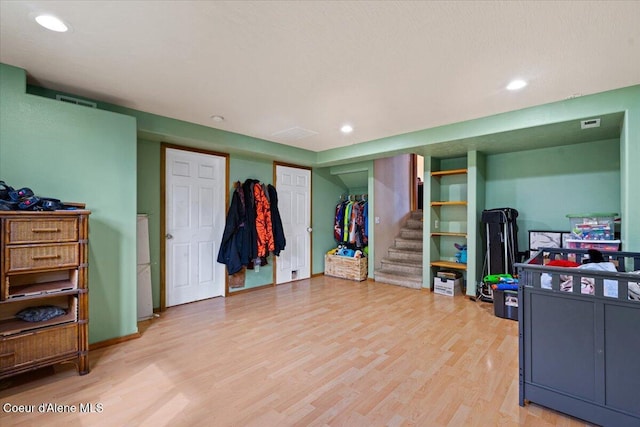 3569 E Jordan Dr, Post Falls, ID 83854 - rec room featuring light wood-type flooring and recessed lighting