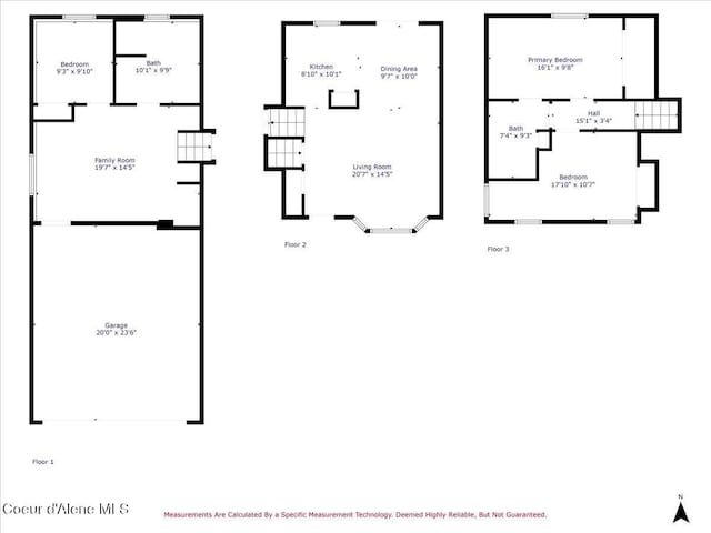 3569 E Jordan Dr, Post Falls, ID 83854 - view of floor plan / room layout