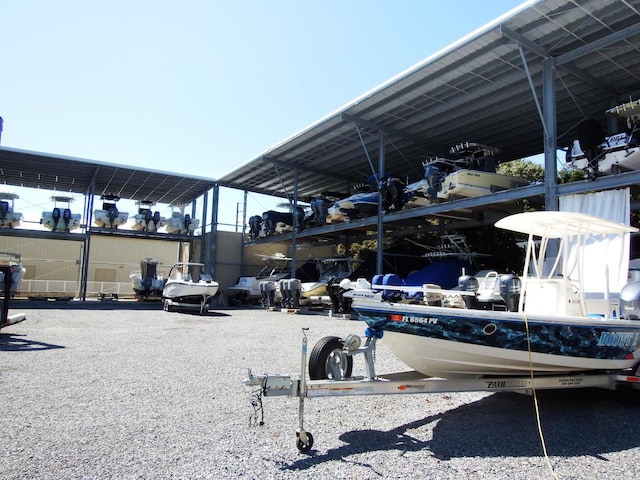 view of vehicle parking