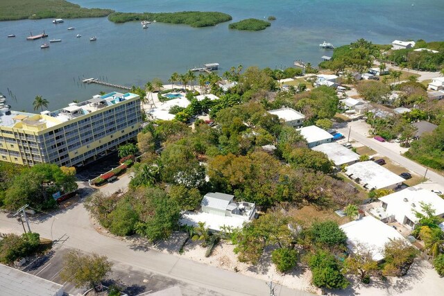 156 Marine Ave, Tavernier, FL 33070 - bird's eye view with a water view