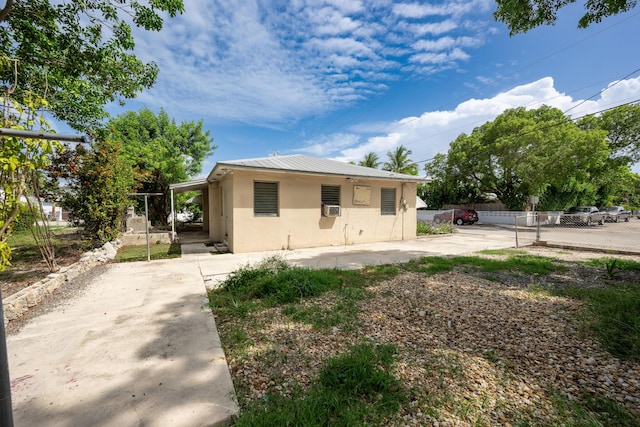 view of bungalow