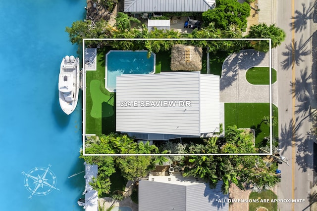 drone / aerial view
