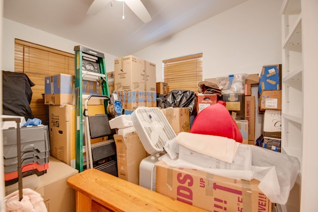 28212 Gato Rd, Little Torch, FL 33042 - storage with a ceiling fan