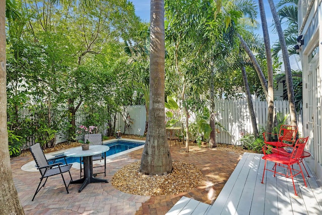 820 Carsten Ln, Key West, FL 33040 - fenced backyard featuring a wooden deck