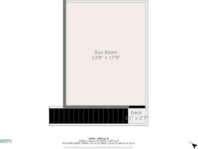 820 Carsten Ln, Key West, FL 33040 - view of floor plan / room layout