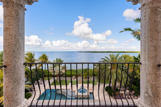 69 Cannon Royal Dr, Shark Key, FL 33040 - balcony with a water view