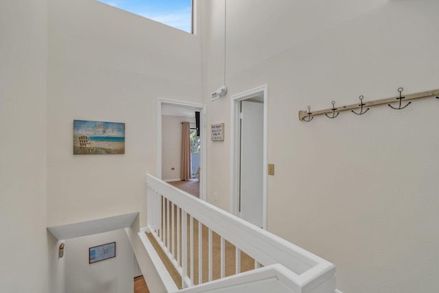 601 W Ocean Dr Unit 414D, Key Colony, FL 33051 - hall with an upstairs landing