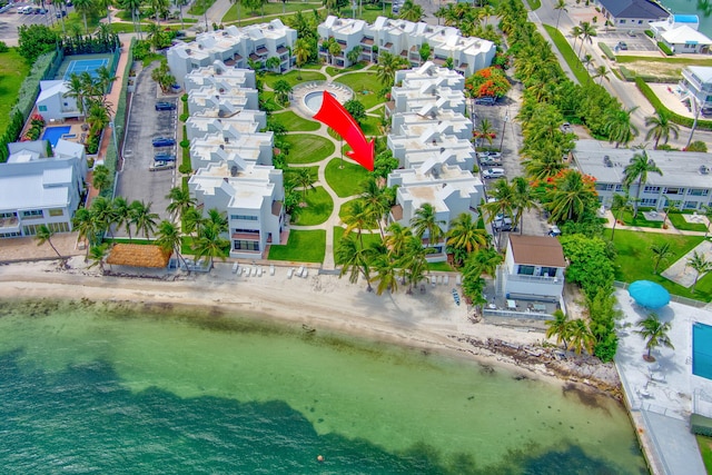 601 W Ocean Dr Unit 414D, Key Colony, FL 33051 - aerial perspective of suburban area featuring a nearby body of water