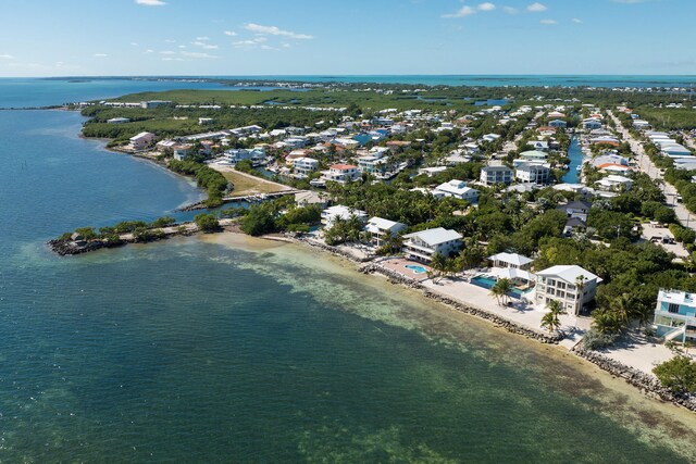 30 Ocean Front Dr, Key Largo, FL 33037 - birds eye view of property with a water view