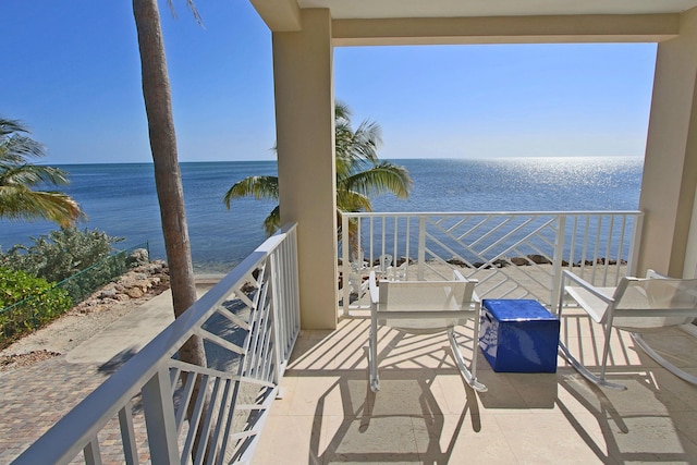 30 Ocean Front Dr, Key Largo, FL 33037 - balcony featuring a water view