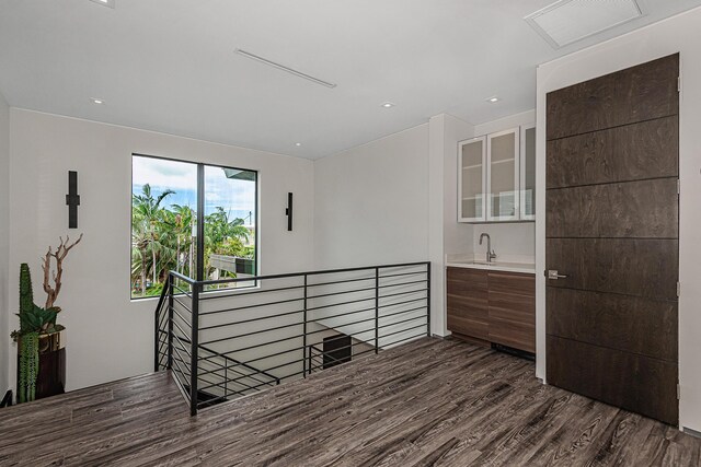 68 Mutiny Pl, Key Largo, FL 33037 - interior space featuring dark wood-type flooring and sink