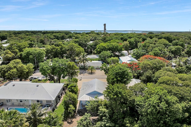 894 La Paloma Rd, Key Largo, FL 33037 - aerial view of a heavily wooded area