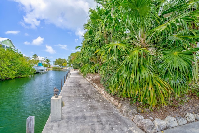 28573 Le Grand Rd, Little Torch, FL 33042 - dock area featuring a water view