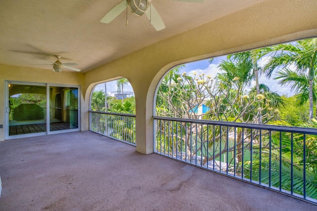 28573 Le Grand Rd, Little Torch, FL 33042 - balcony featuring ceiling fan