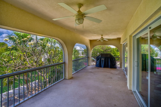 28573 Le Grand Rd, Little Torch, FL 33042 - patio / terrace featuring ceiling fan and grilling area