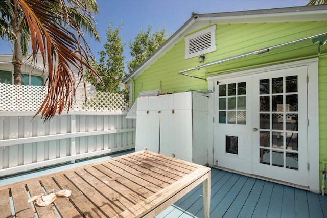 1500 Seminary St Unit 5A, Key West, FL 33040 - view of wooden deck