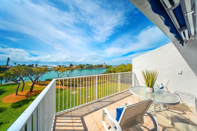95 Coco Plum Dr Unit 4C, Marathon, FL 33050 - balcony featuring a water view