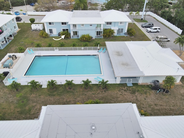 40 High Point Rd Unit C105, Tavernier, FL 33070 - view from above of property featuring a pool