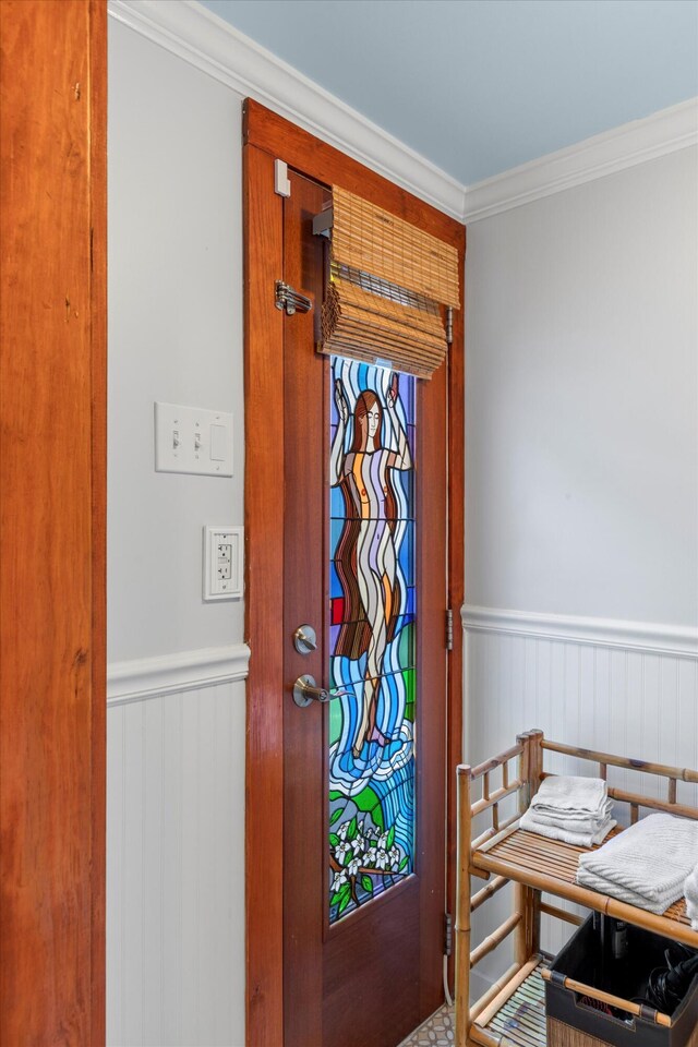 626 Margaret St, Key West, FL 33040 - interior space featuring crown molding