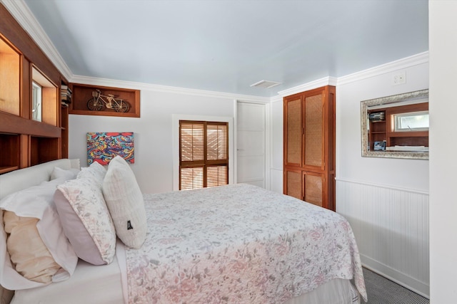 626 Margaret St, Key West, FL 33040 - bedroom with crown molding and a closet