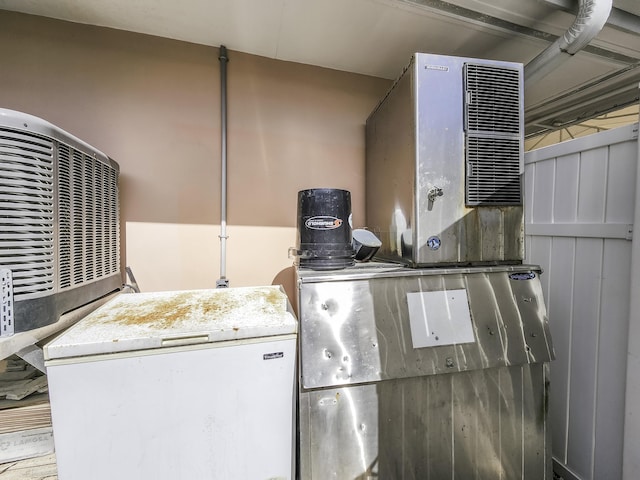 view of clothes washing area