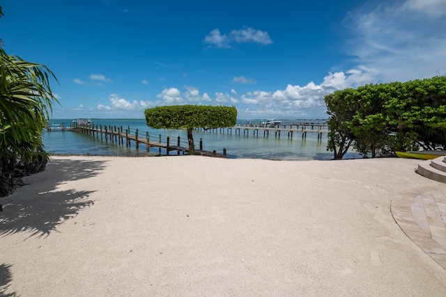 view of water feature