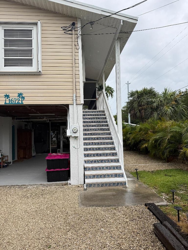 1672 Pandorea Ln, Big Pine, FL 33043 - view of side of property featuring stairway