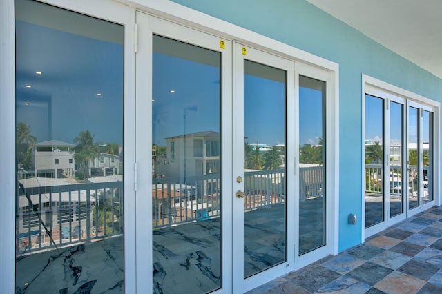 view of doorway to outside