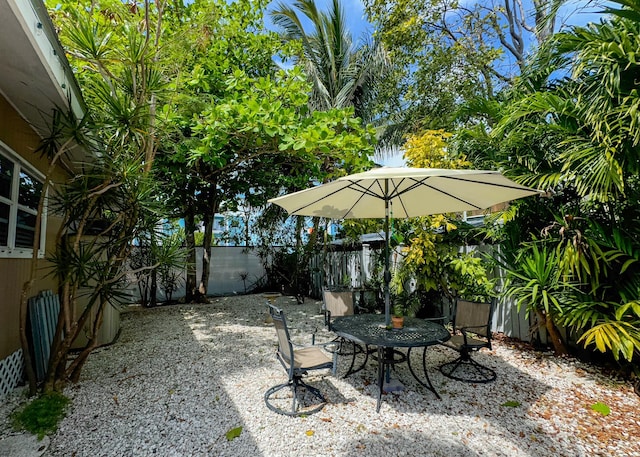 2 Riviera Dr, Big Coppitt, FL 33040 - view of yard featuring a patio and a fenced backyard