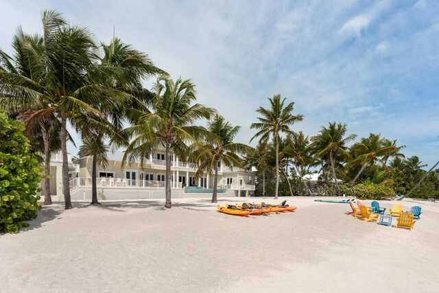 75931 Overseas Hwy, Islamorada, FL 33036 - view of community featuring a swimming pool and a patio area
