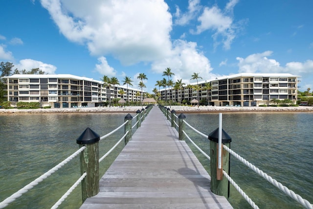 83201 Old Hwy Unit 409, Islamorada, FL 33036 - dock area featuring a water view
