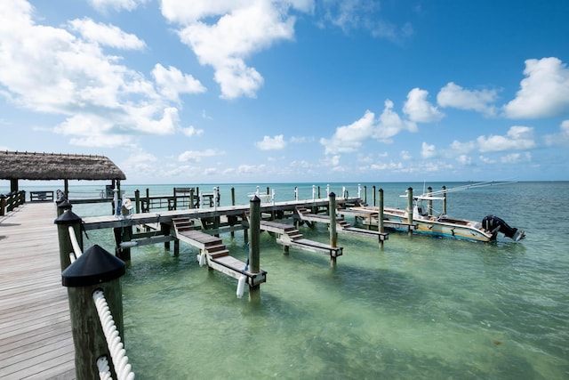 83201 Old Hwy Unit 409, Islamorada, FL 33036 - dock featuring a water view