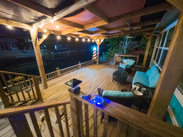 view of deck