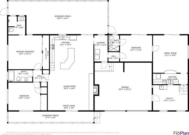 214 Pueblo St, Tavernier, FL 33070 - view of room layout