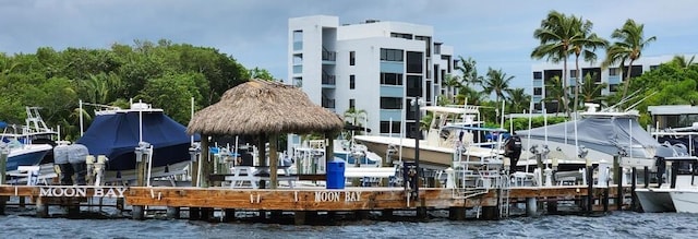 104350 Overseas Hwy Unit A204, Key Largo, FL 33037 - dock area featuring a water view and boat lift