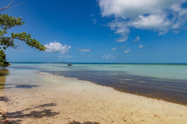 property view of water with a view of the beach