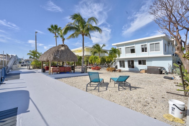 162 Azalea St, Tavernier, FL 33070 - view of community featuring a gazebo, a jacuzzi, and a patio