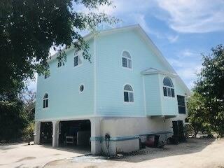 view of home's exterior featuring a garage