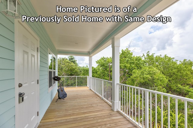 view of deck