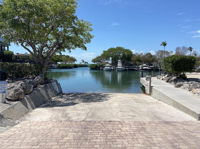96000 Overseas Hwy Unit X54, Key Largo, FL 33037 - water view with a boat ramp