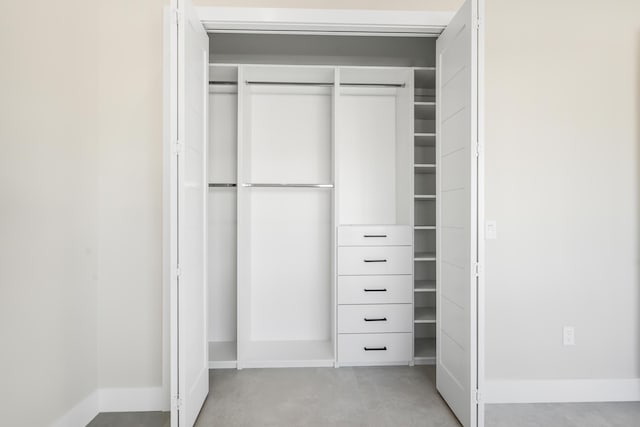 view of closet