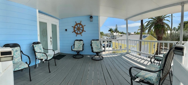 view of deck