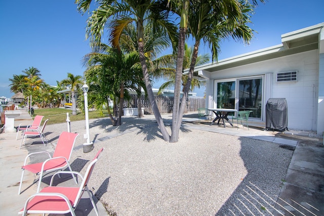 view of patio / terrace with area for grilling