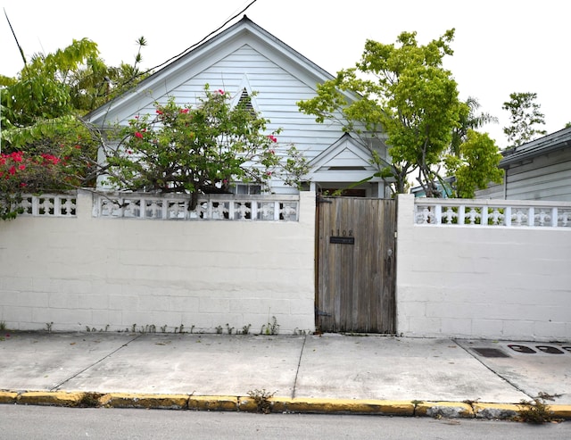 view of gate