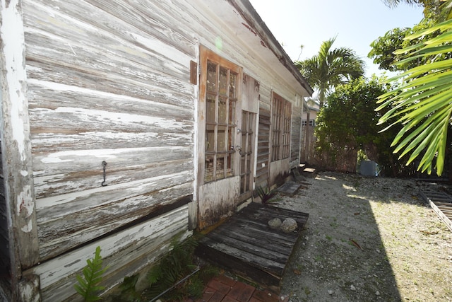 view of property exterior
