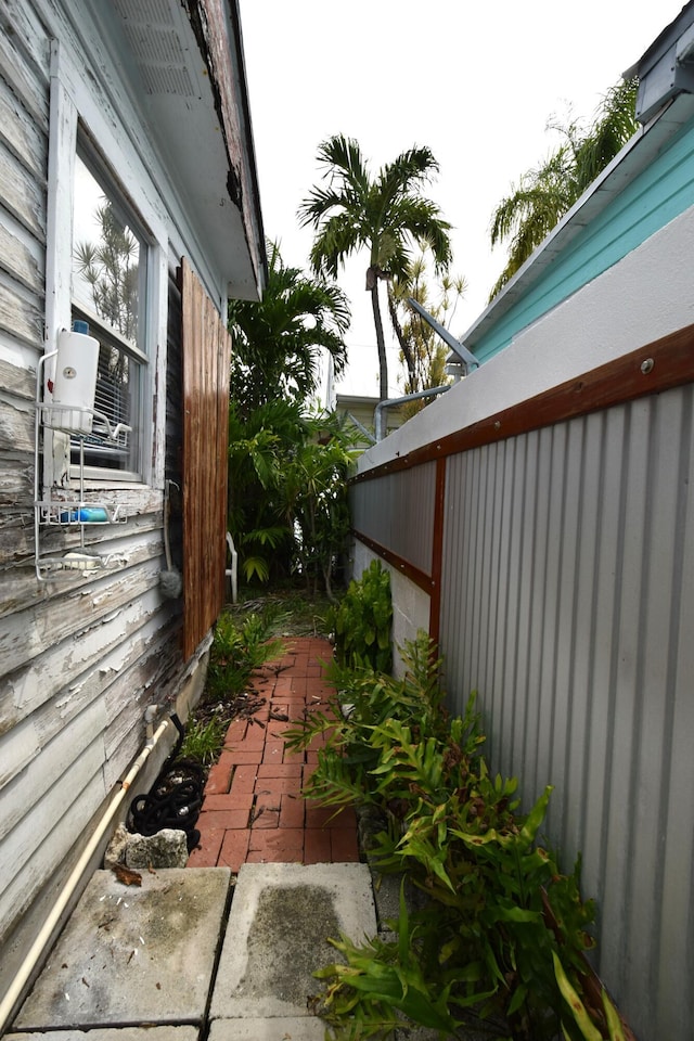 view of side of property